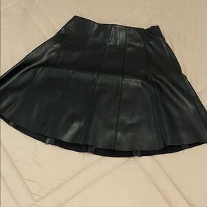 Dynamite Black Mini Leather Skirt